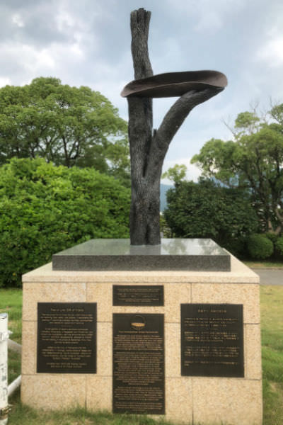 Memorial at Nagasaki peace park